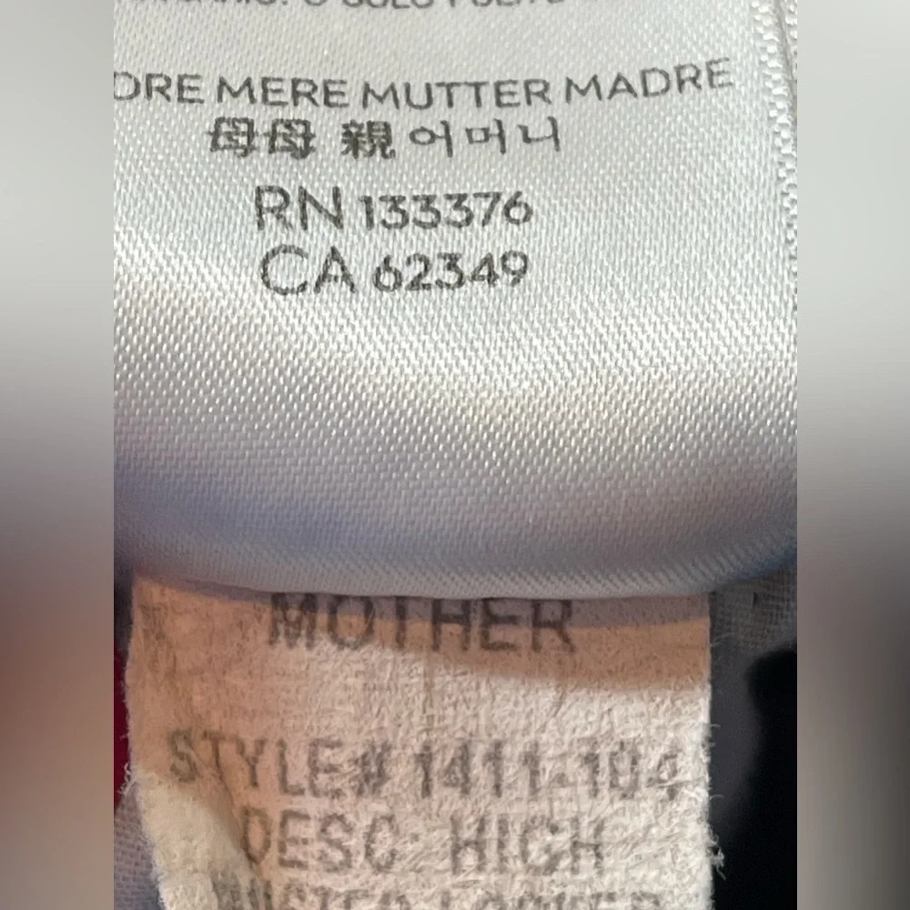 Mother Jeans Women’s Size 25 High Waisted Looker Ankle Fray in Walking‎ on Coals